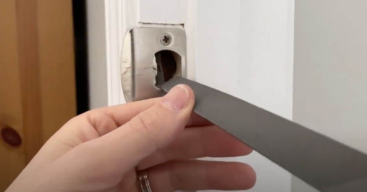 How To Fix An Interior Door That Won't Latch Everyday Home Repairs