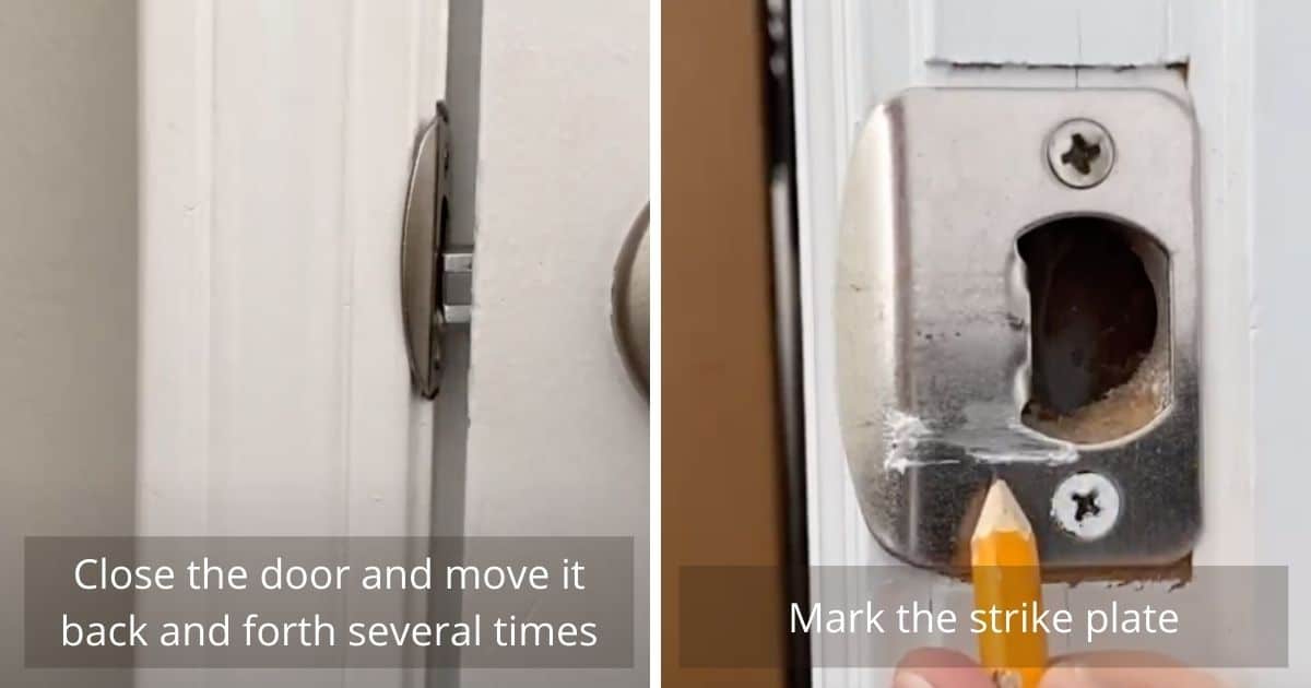 How To Fix An Interior Door That Won't Latch Everyday Home Repairs
