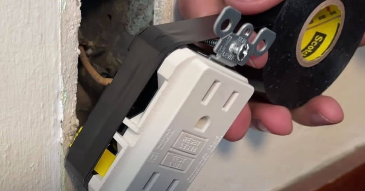 Why Electrical Tape Around Outlet at Helen Hill blog
