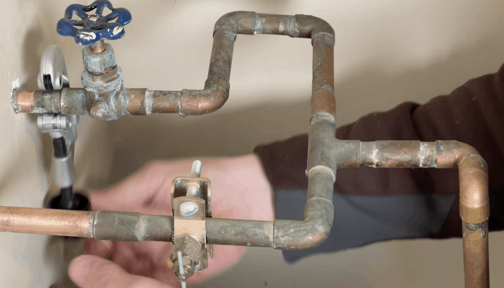 How to replace a main water shut off valve with a new ball valve