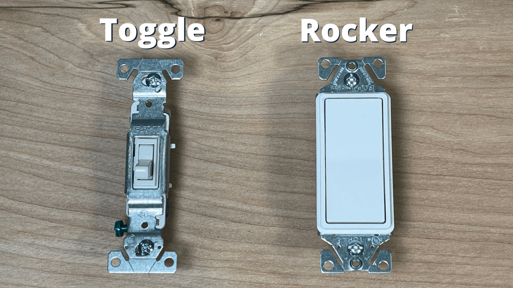 Toggles vs. Rockers: Light Switches