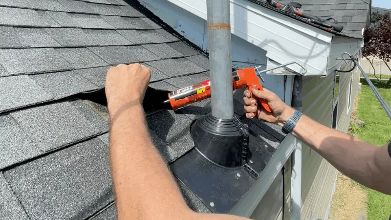 Re-seal between separated shingles and nailheads.
