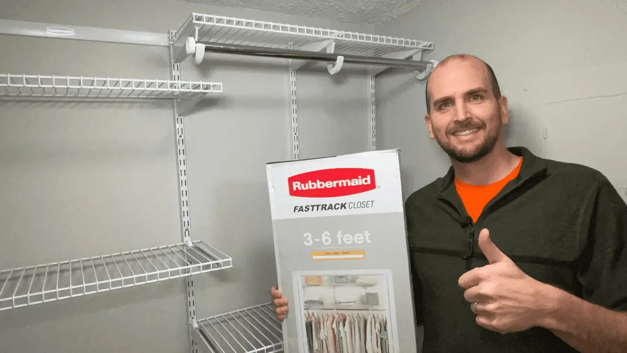 How to Install Closet Shelves Rubbermaid Fasttrack Closet Kit