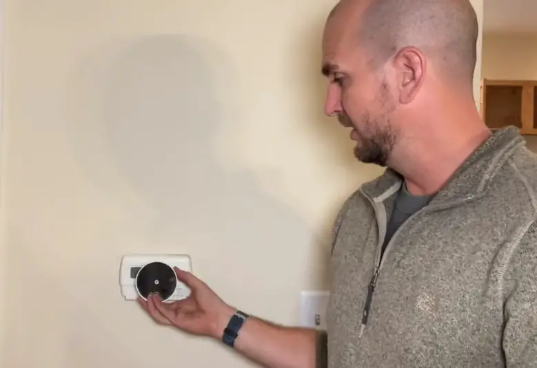 Newer smart thermostats can be considerably smaller than what they replace.