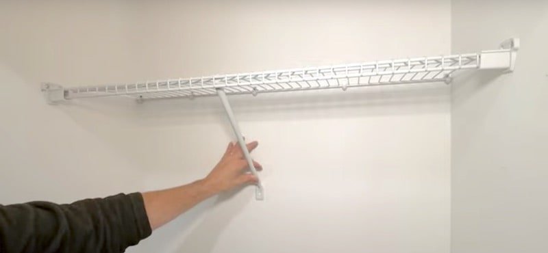 How To Install Closetmaid Wire Shelves, How To Install Wire Shelving Support Brackets