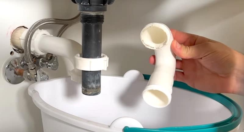 How to Unclog a Bathroom Sink Drain: Cleaned P-trap