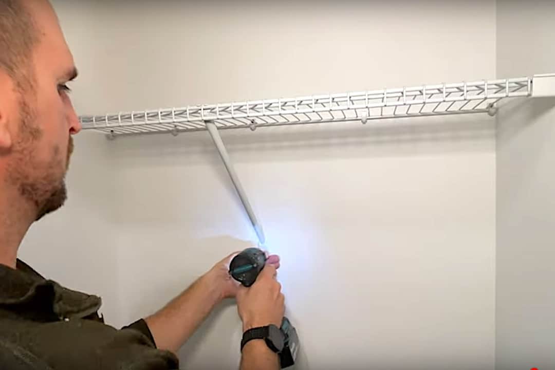 How To Install Closetmaid Wire Shelves, Best Way To Install Wire Shelving