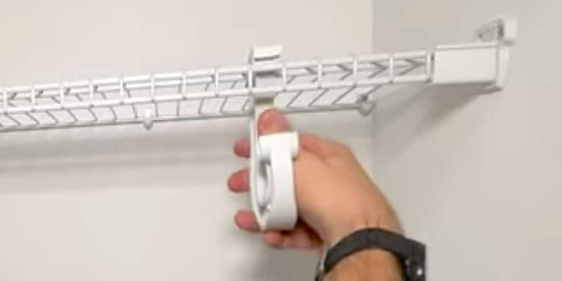 How To Install Closetmaid Wire Shelves, How To Hang Wire Shelves With Brackets