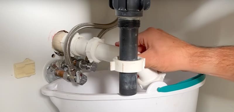 How To Unclog A Bathroom Sink Drain: Reinstalling the gooseneck