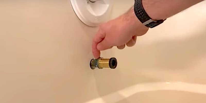 The Delta tub spout brass adapter