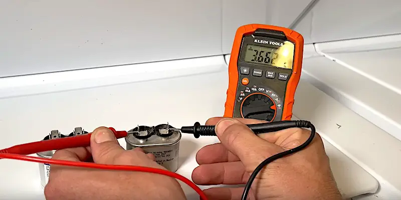 How to Use a Multimeter: Checking the capacitor