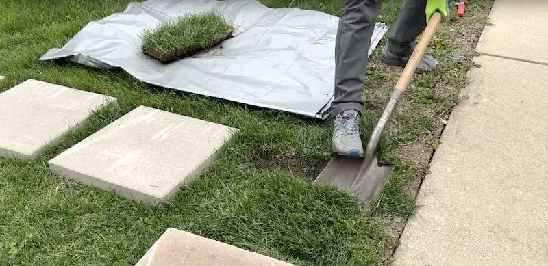 Removing the sod